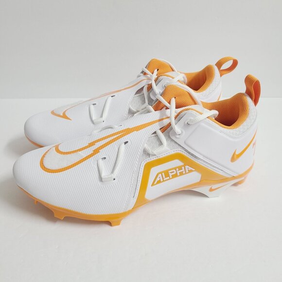 NEW Nike Alpha Menace 3 Tennessee Vols PE Football Cleats FJ6126-103 Size 14 W main image 4